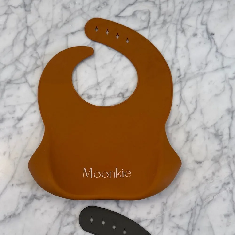 Moonkie Silicone Baby Bibs Set Bundle